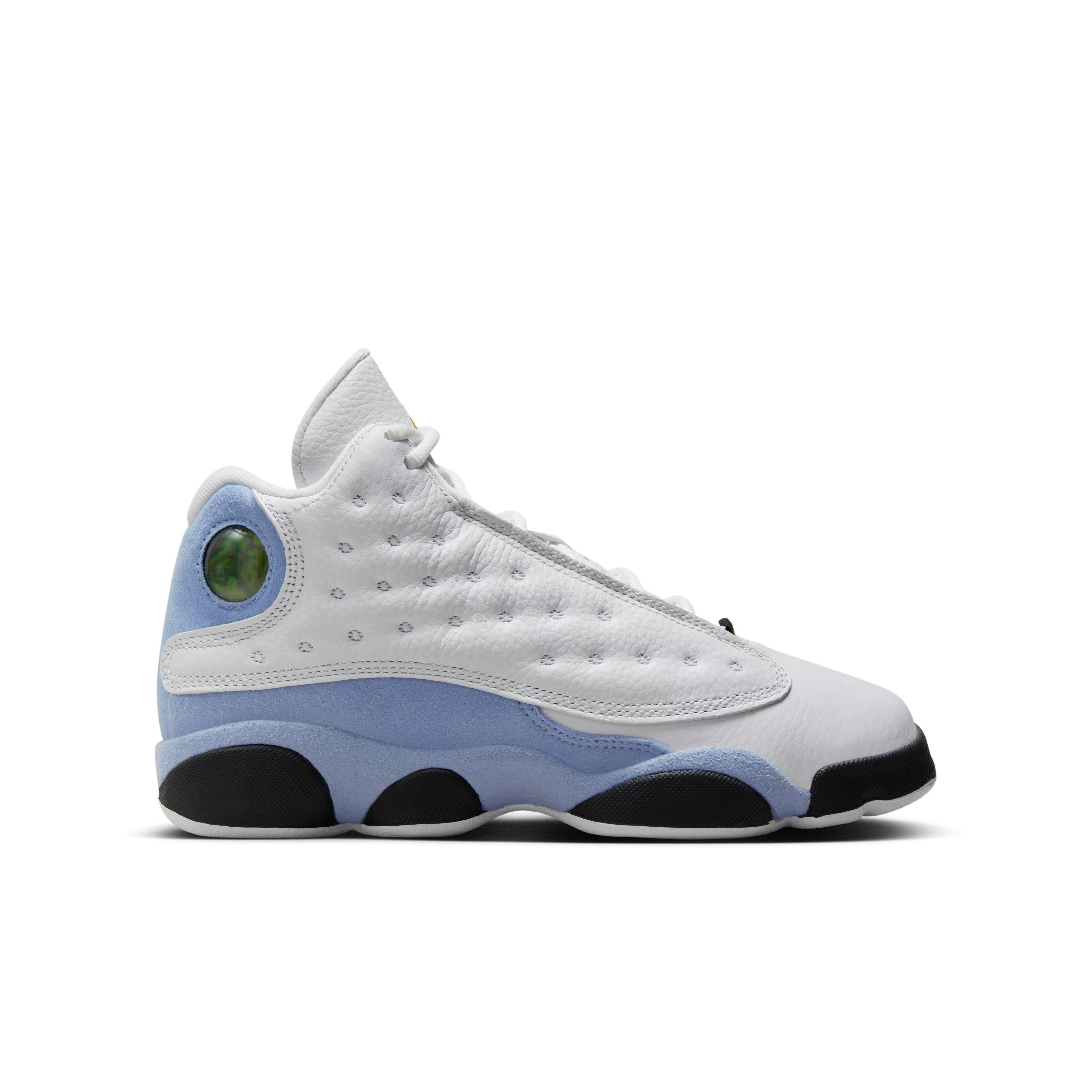 Jordan 13 Retro Blue Grey Grade School Kids Shoe Hibbett